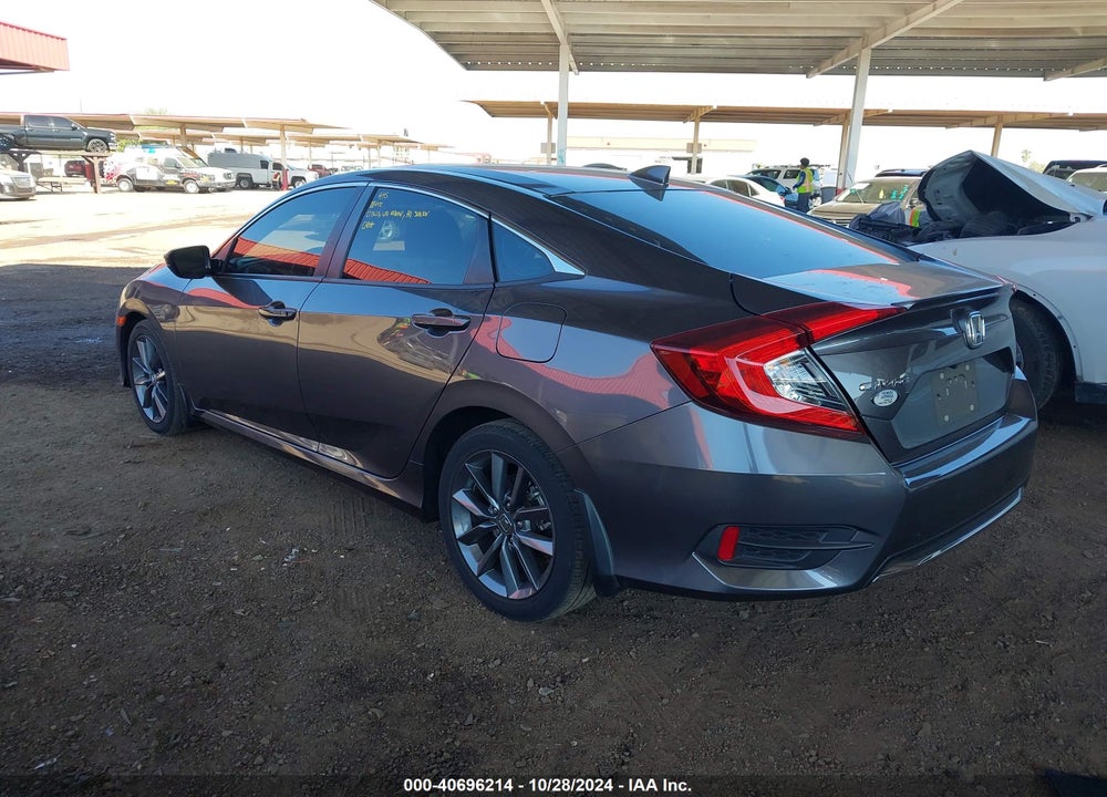 2019 HONDA CIVIC EX VIN: JHMFC1F38KX008543