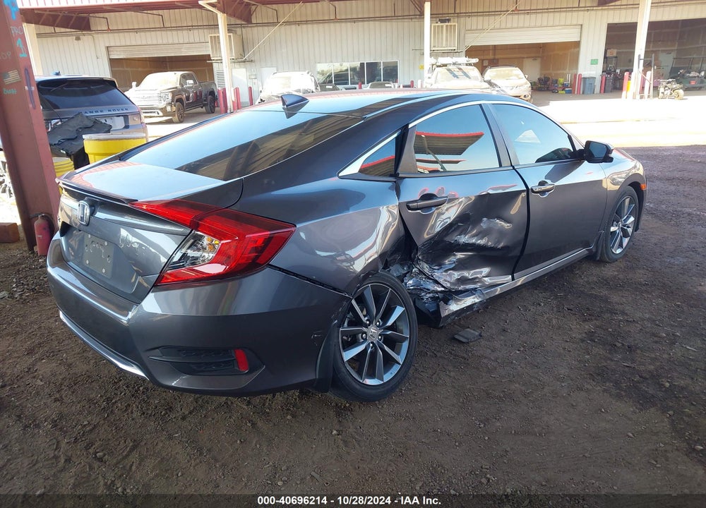 2019 HONDA CIVIC EX VIN: JHMFC1F38KX008543