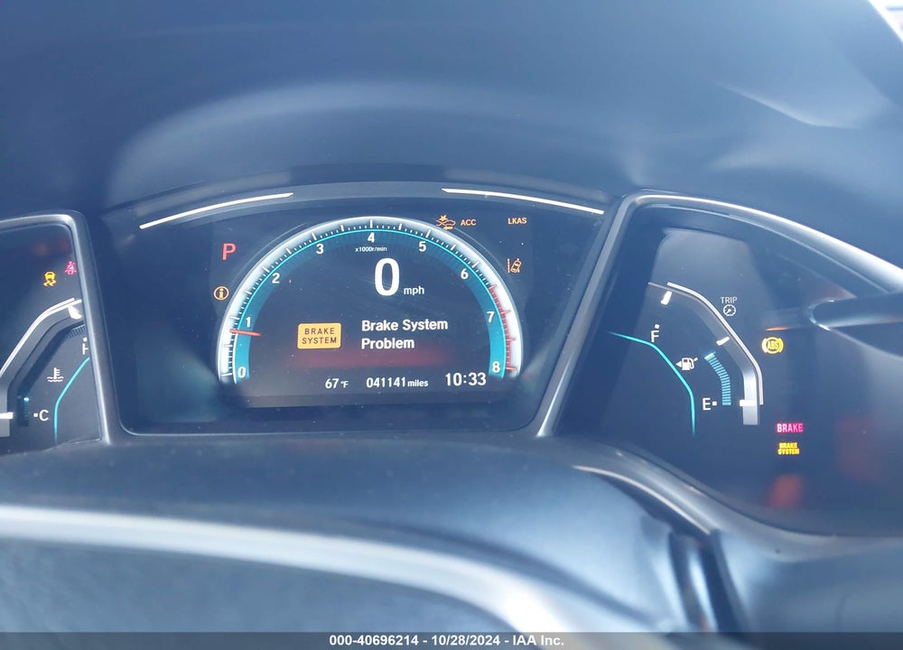 2019 HONDA CIVIC EX VIN: JHMFC1F38KX008543