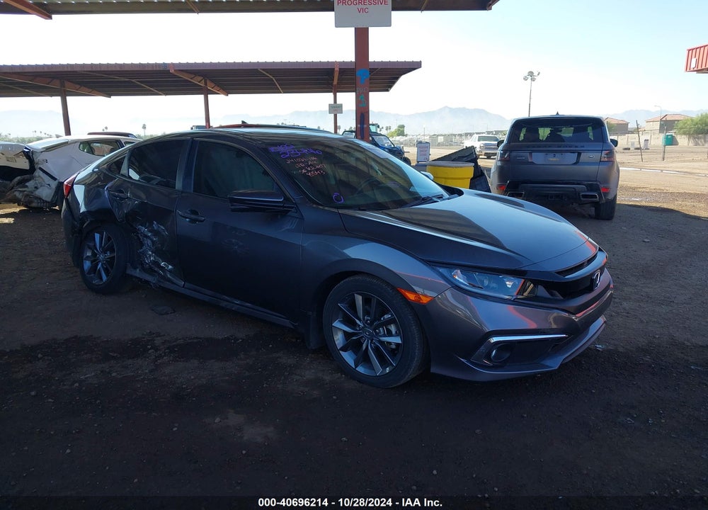 2019 HONDA CIVIC EX VIN: JHMFC1F38KX008543