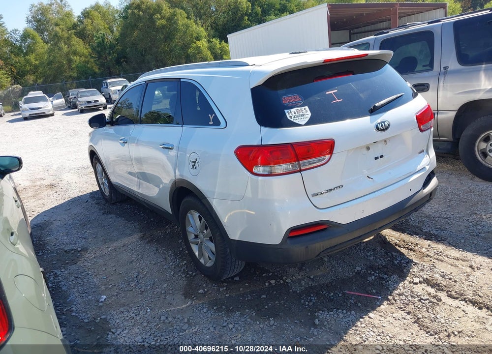 2017 KIA SORENTO 2.4L LX VIN: 5XYPG4A39HG188730