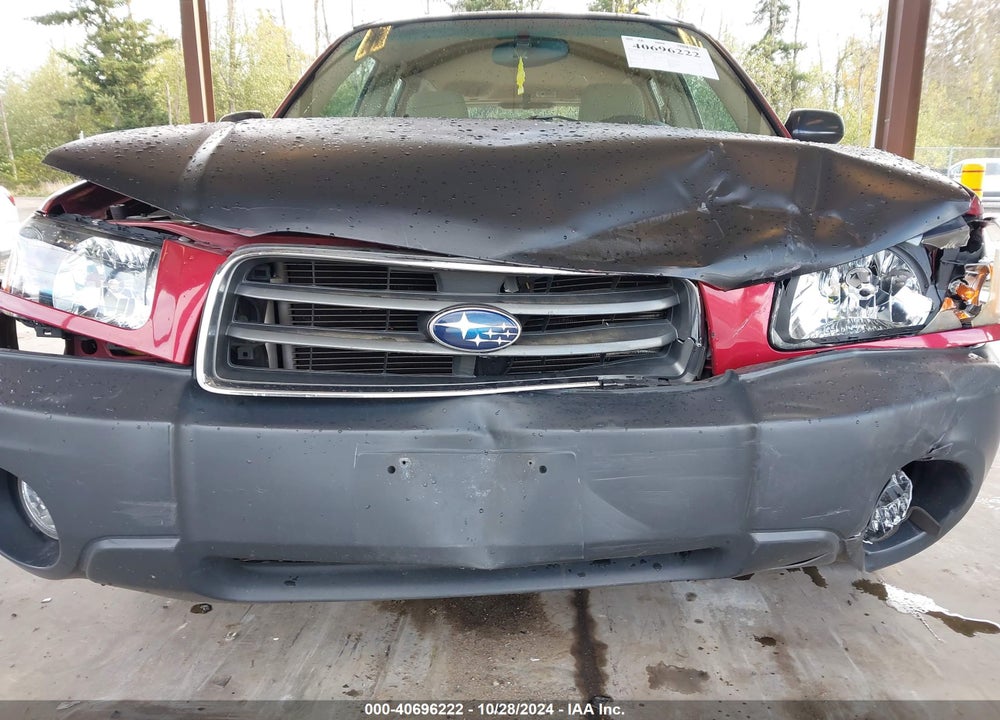 2003 SUBARU FORESTER X VIN: JF1SG63643H747619