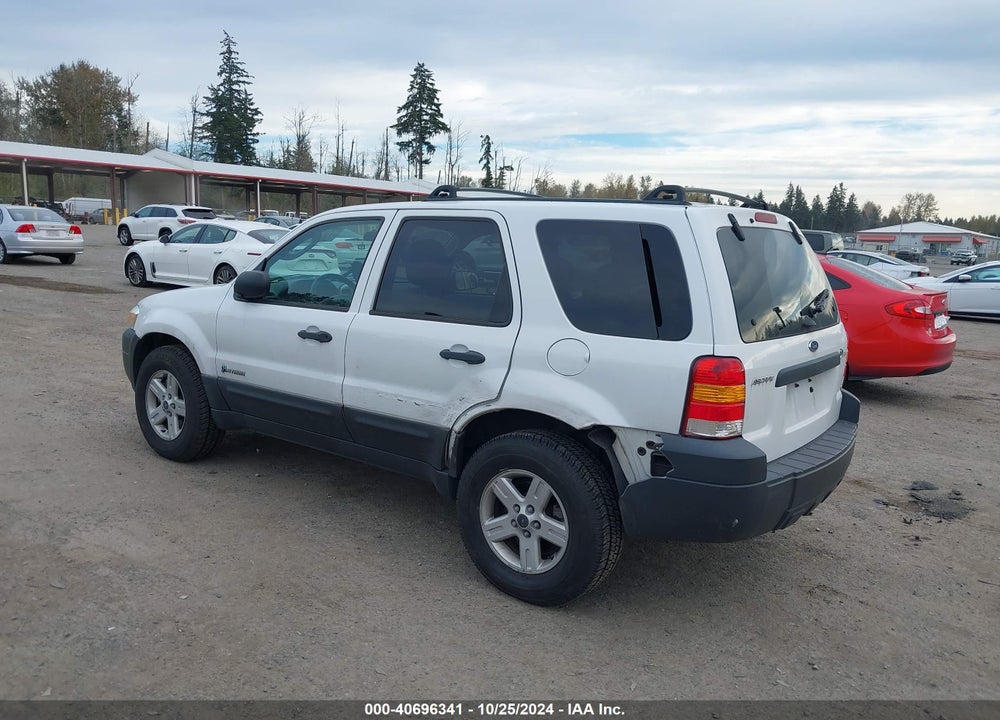 2006 FORD ESCAPE HYBRID VIN: 1FMCU96H76KC97392
