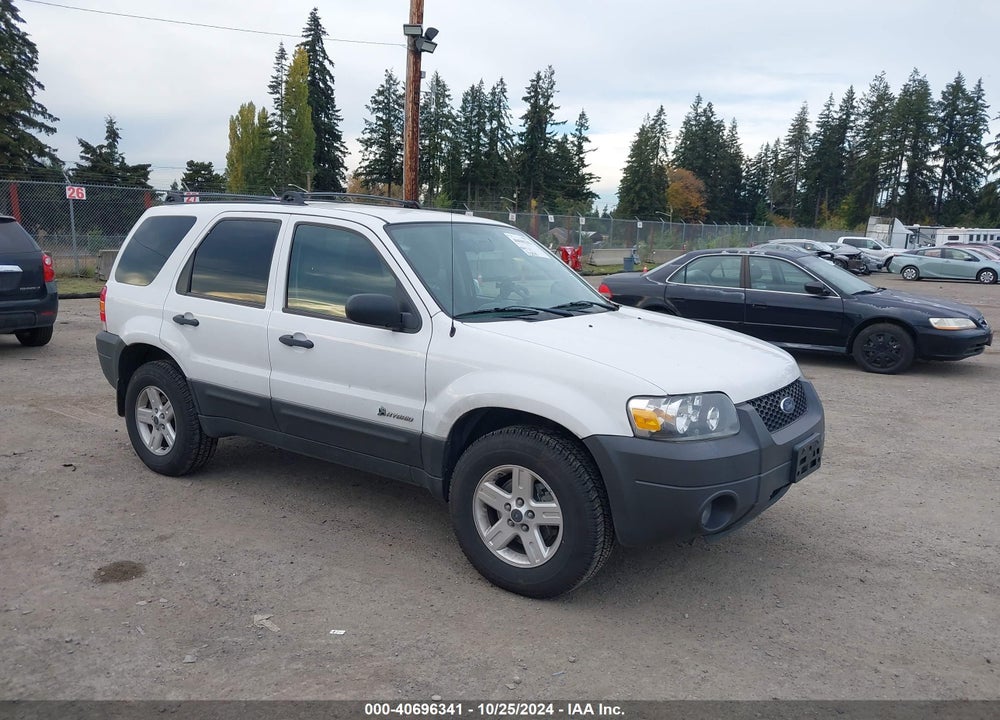 2006 FORD ESCAPE HYBRID VIN: 1FMCU96H76KC97392