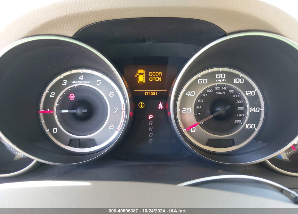 2012 ACURA MDX VIN: 2HNYD2H29CH509278