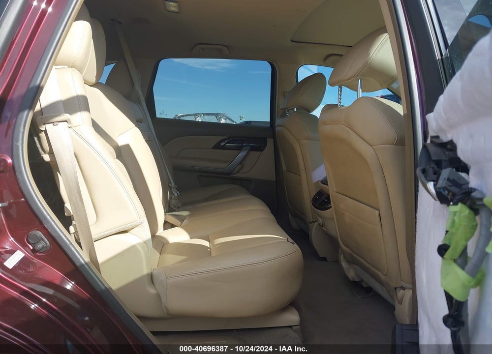 2012 ACURA MDX VIN: 2HNYD2H29CH509278
