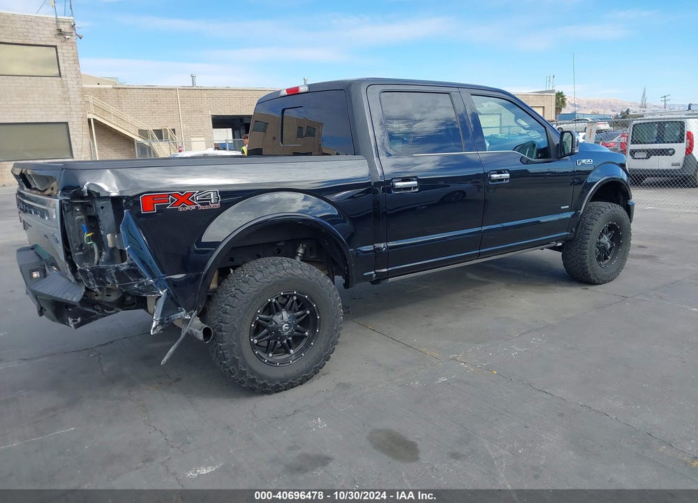 2016 FORD F-150 PLATINUM VIN: 1FTEW1EG7GFA47386