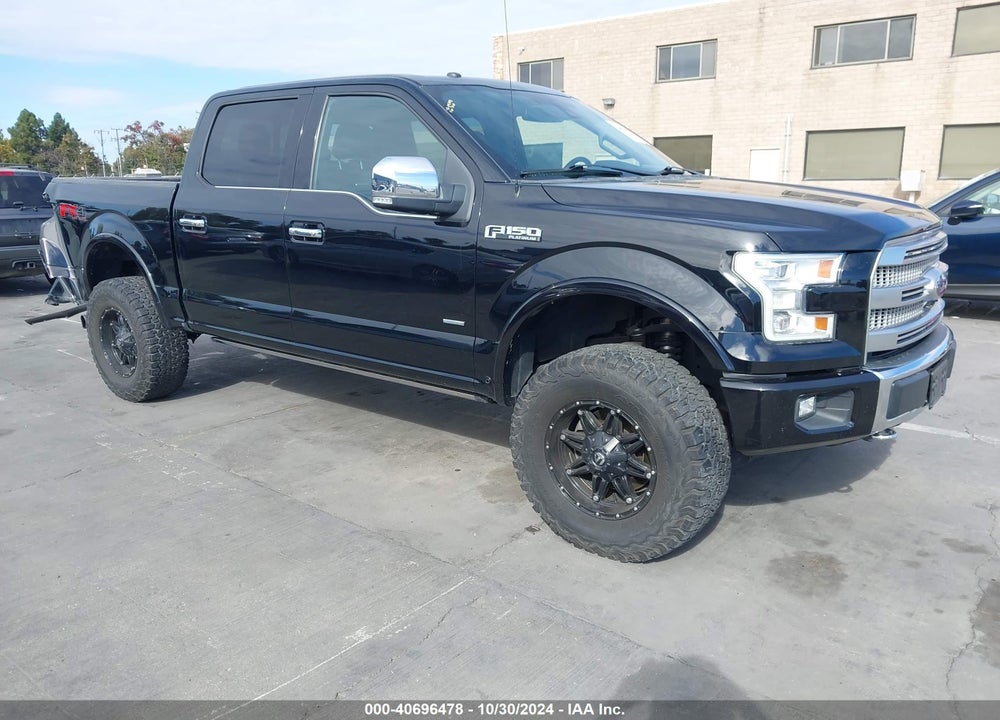 2016 FORD F-150 PLATINUM VIN: 1FTEW1EG7GFA47386