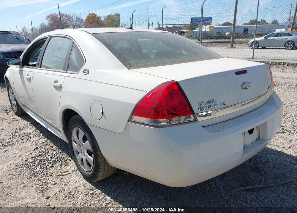 2009 CHEVROLET IMPALA LS VIN: 2G1WB57K191249457