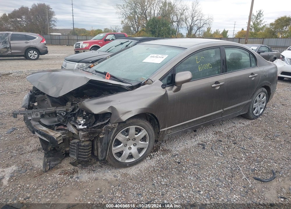 2008 HONDA CIVIC LX VIN: 2HGFA16538H310863