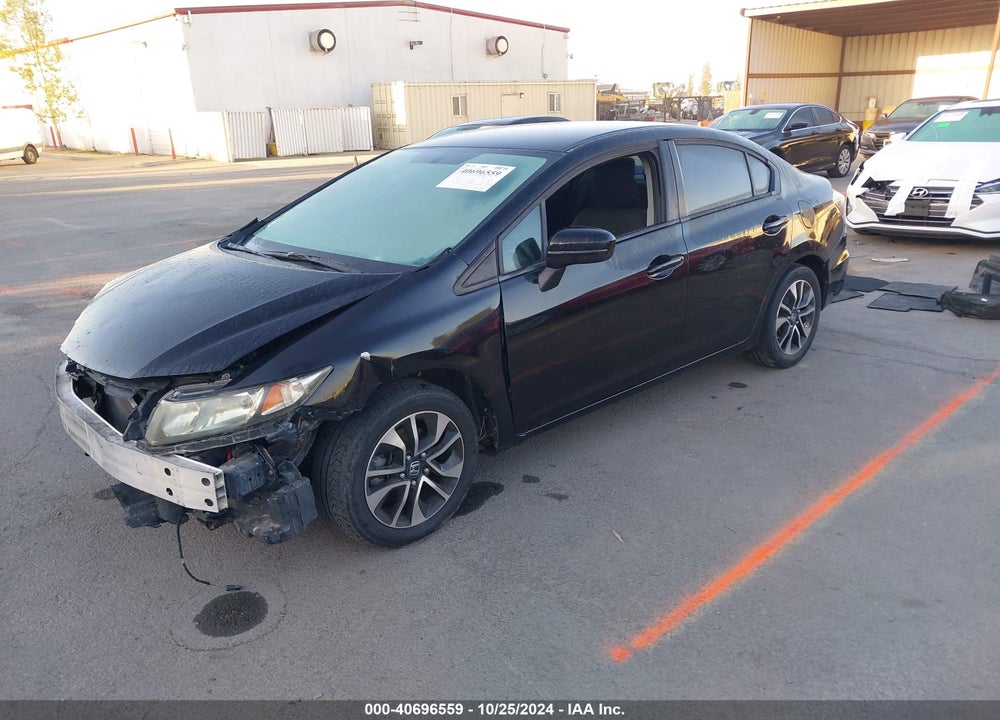 2014 HONDA CIVIC LX VIN: 19XFB2F5XEE232221