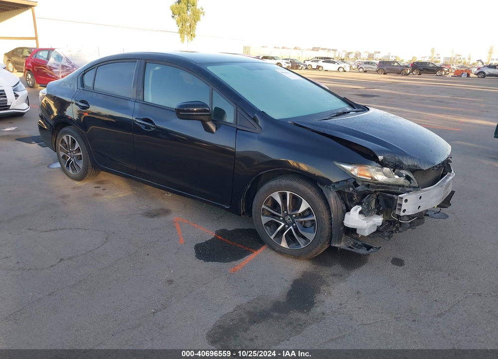2014 HONDA CIVIC LX VIN: 19XFB2F5XEE232221