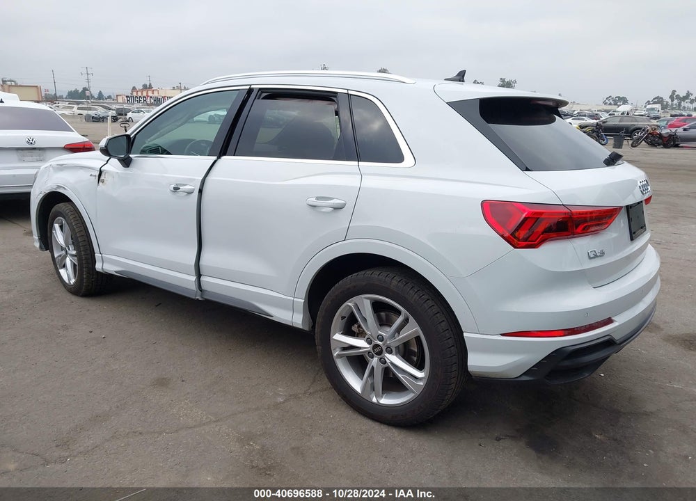 2022 AUDI Q3 PREMIUM 45 TFSI S LINE QUATTRO TIPTRONIC VIN: WA1DECF36N1127305