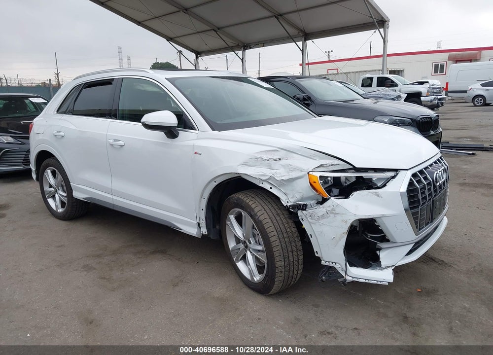 2022 AUDI Q3 PREMIUM 45 TFSI S LINE QUATTRO TIPTRONIC VIN: WA1DECF36N1127305