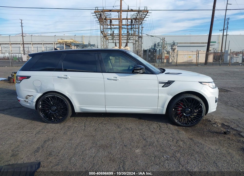 2015 LAND ROVER RANGE ROVER SPORT 5.0L V8 SUPERCHARGED AUTOBIOGRAPHY VIN: SALWV2TF0FA629194