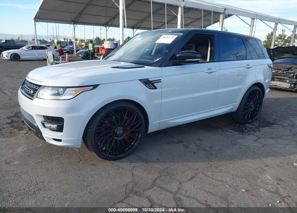 2015 LAND ROVER RANGE ROVER SPORT 5.0L V8 SUPERCHARGED AUTOBIOGRAPHY VIN: SALWV2TF0FA629194