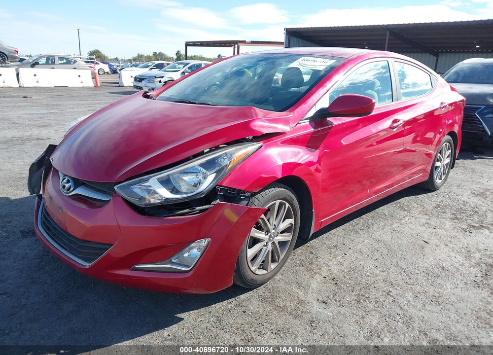 2014 HYUNDAI ELANTRA SE VIN: KMHDH4AE8EU167584