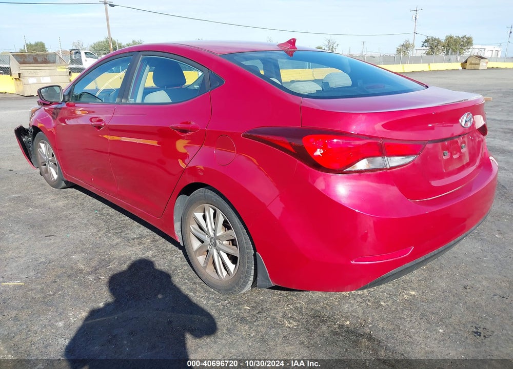 2014 HYUNDAI ELANTRA SE VIN: KMHDH4AE8EU167584