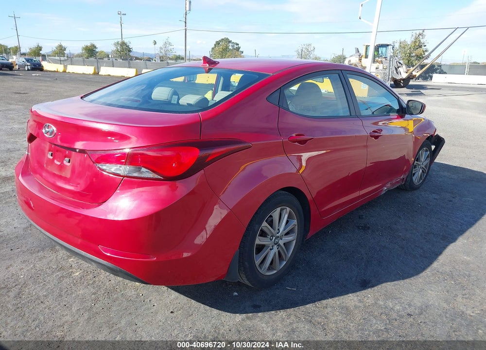 2014 HYUNDAI ELANTRA SE VIN: KMHDH4AE8EU167584