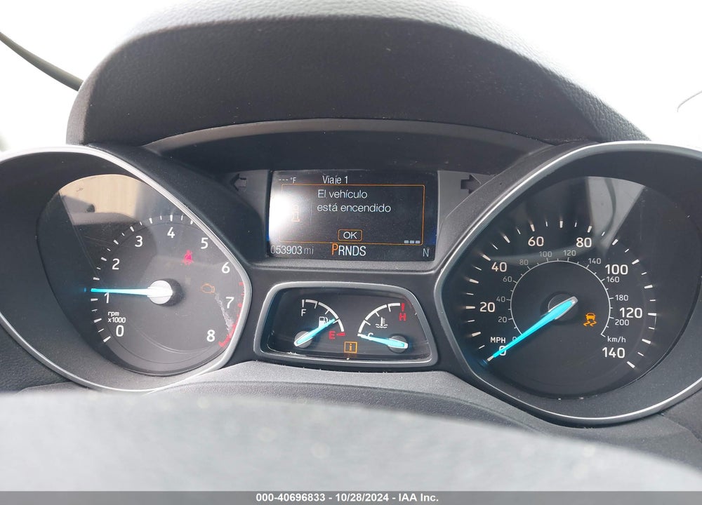 2019 FORD ESCAPE S VIN: 1FMCU0F72KUA25009