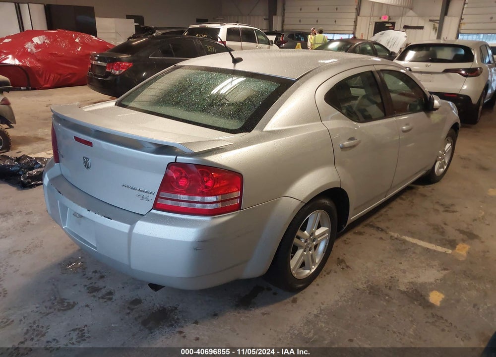 2010 DODGE AVENGER R/T VIN: 1B3CC5FB0AN129016