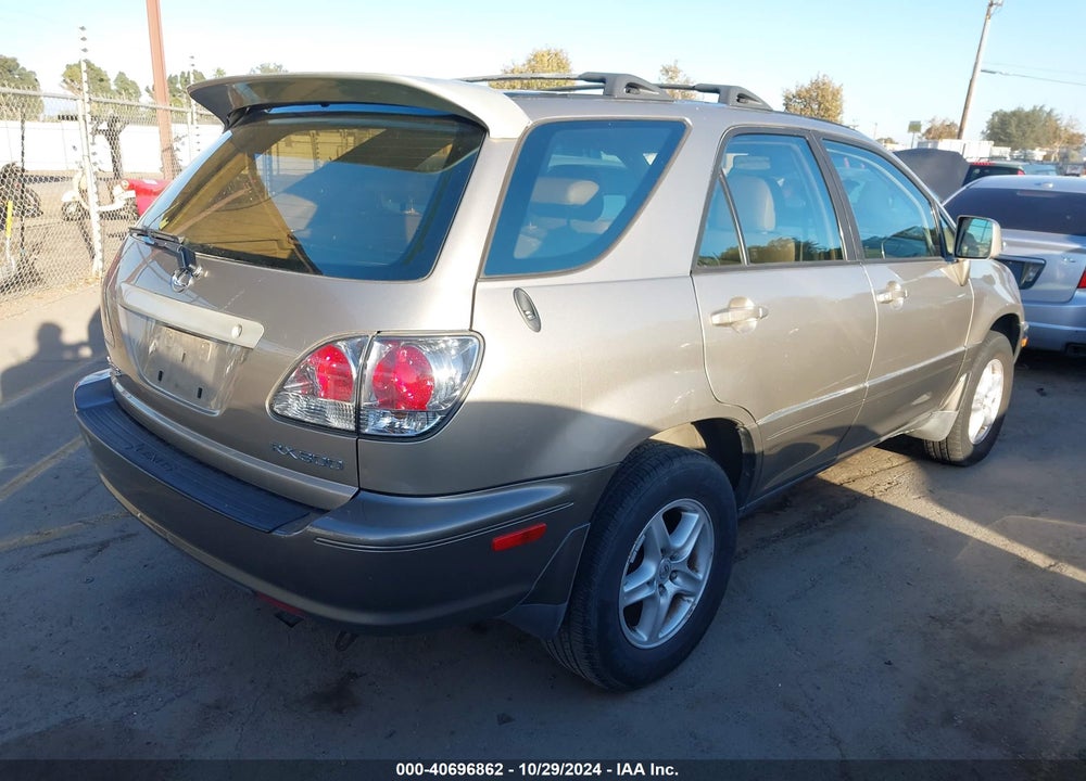 2001 LEXUS RX 300 VIN: JTJGF10U210086237