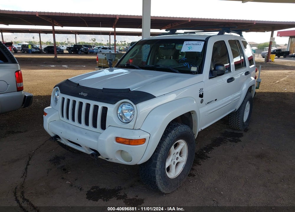 2002 JEEP LIBERTY LIMITED EDITION VIN: 1J4GL58K32W224382