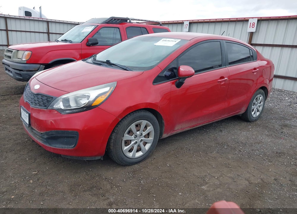 2014 KIA RIO LX VIN: KNADM4A31E6389027