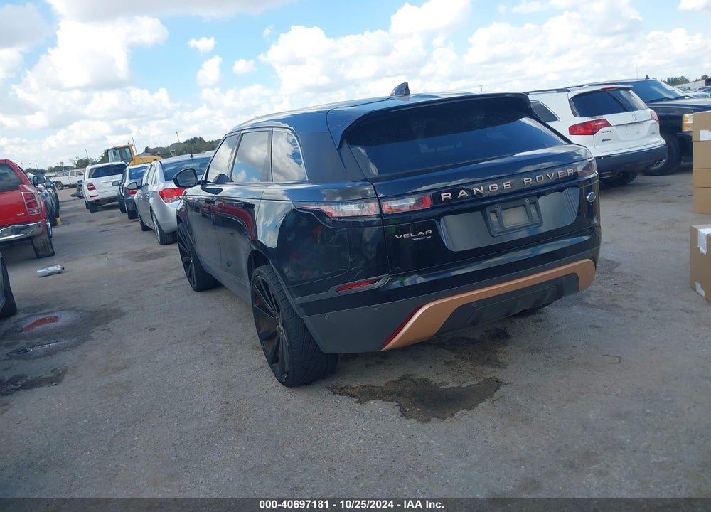 2018 LAND ROVER RANGE ROVER VELAR P250 SE R-DYNAMIC VIN: SALYL2RX2JA727912