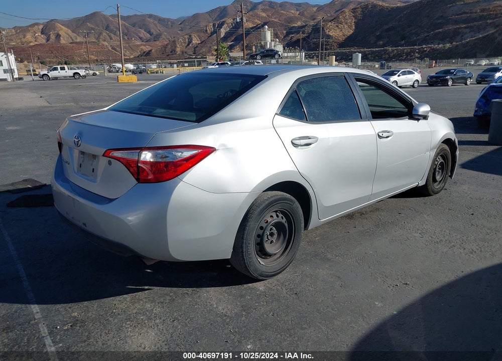 2016 TOYOTA COROLLA L VIN: 5YFBURHE9GP392381