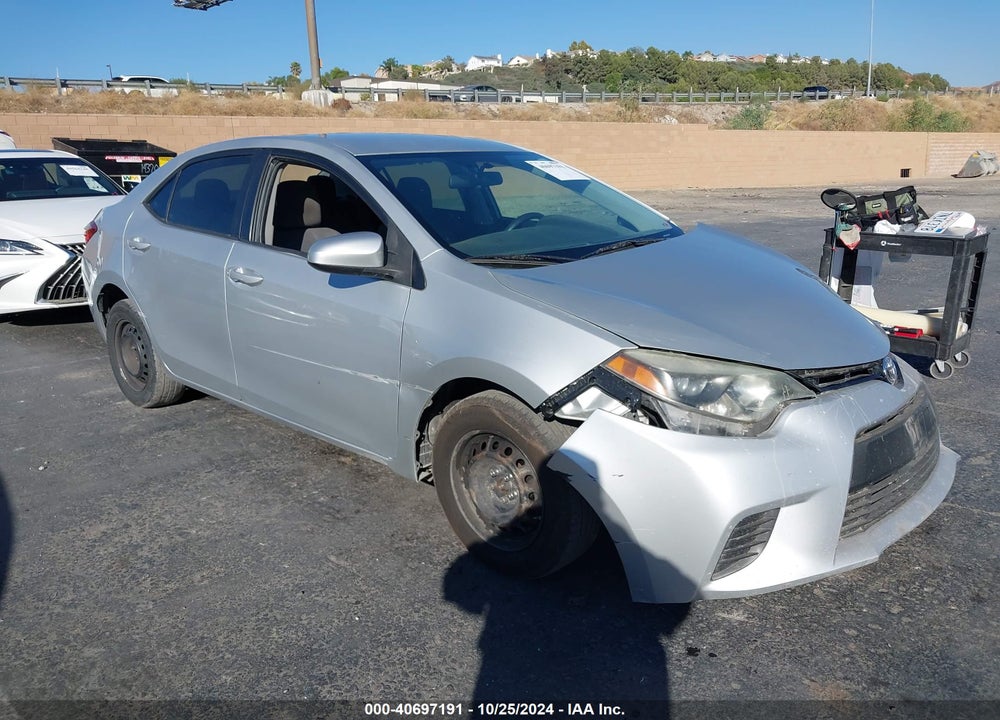 2016 TOYOTA COROLLA L VIN: 5YFBURHE9GP392381