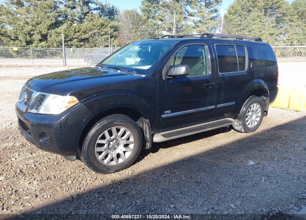 2008 NISSAN PATHFINDER LE V8 VIN: 5N1BR18A88C628122