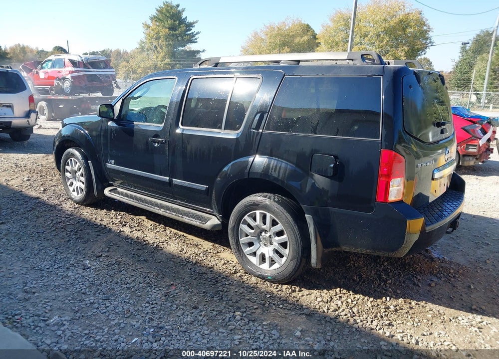 2008 NISSAN PATHFINDER LE V8 VIN: 5N1BR18A88C628122