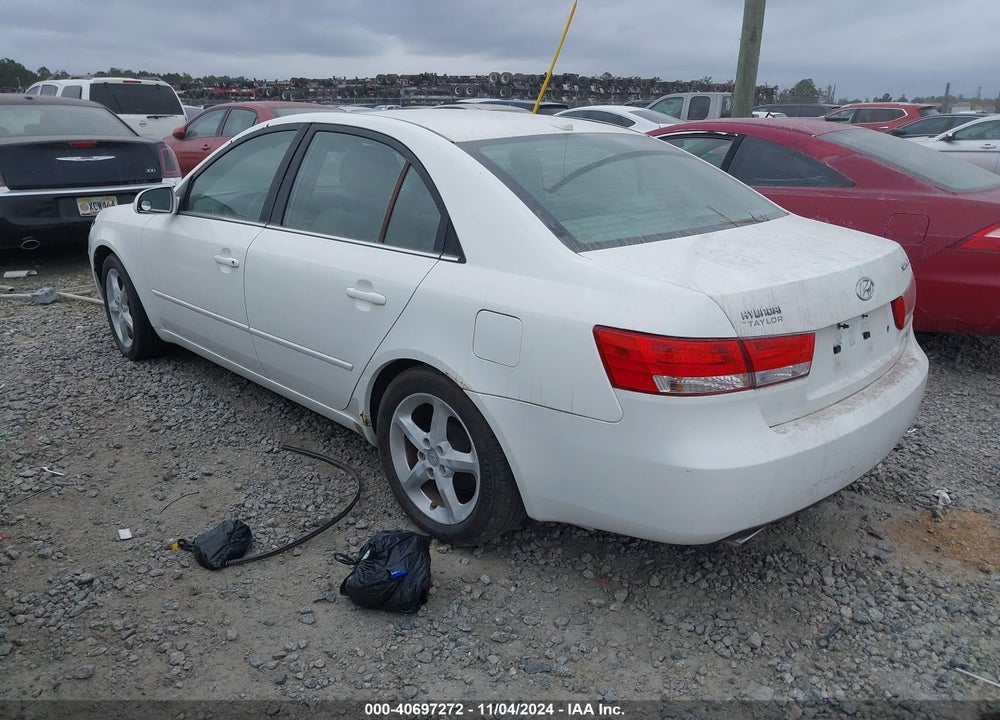 2007 HYUNDAI SONATA LIMITED/SE V6 VIN: 5NPEU46F37H282371