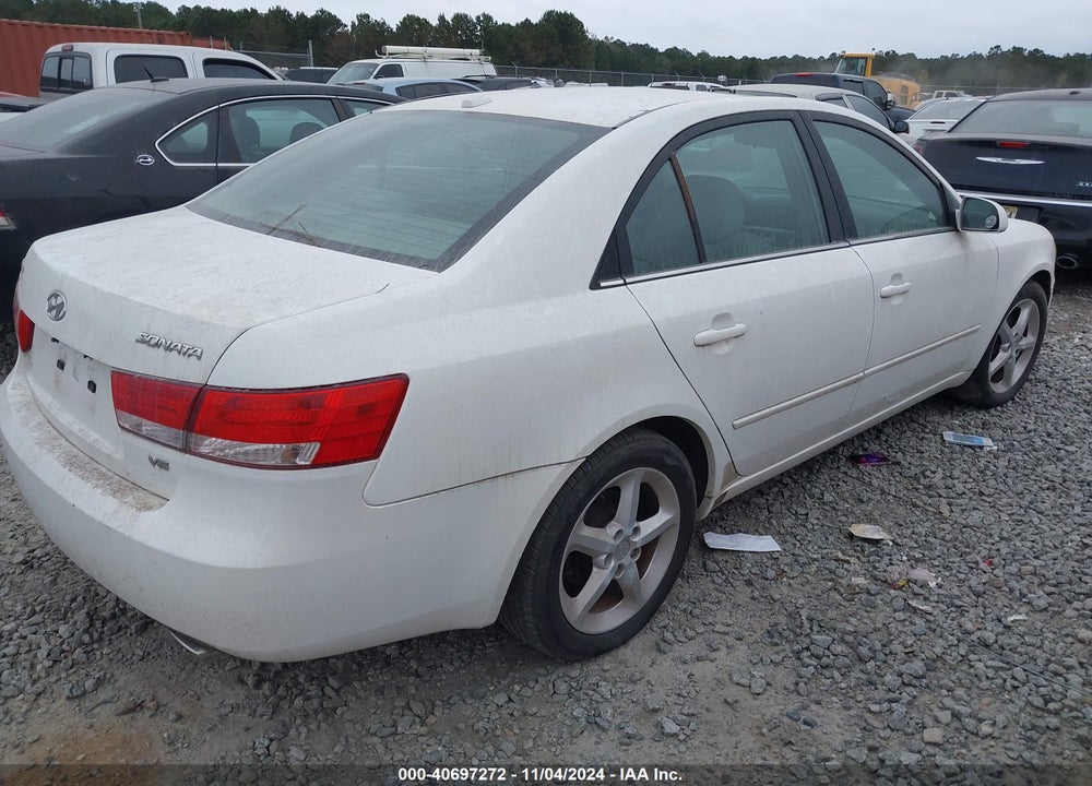 2007 HYUNDAI SONATA LIMITED/SE V6 VIN: 5NPEU46F37H282371