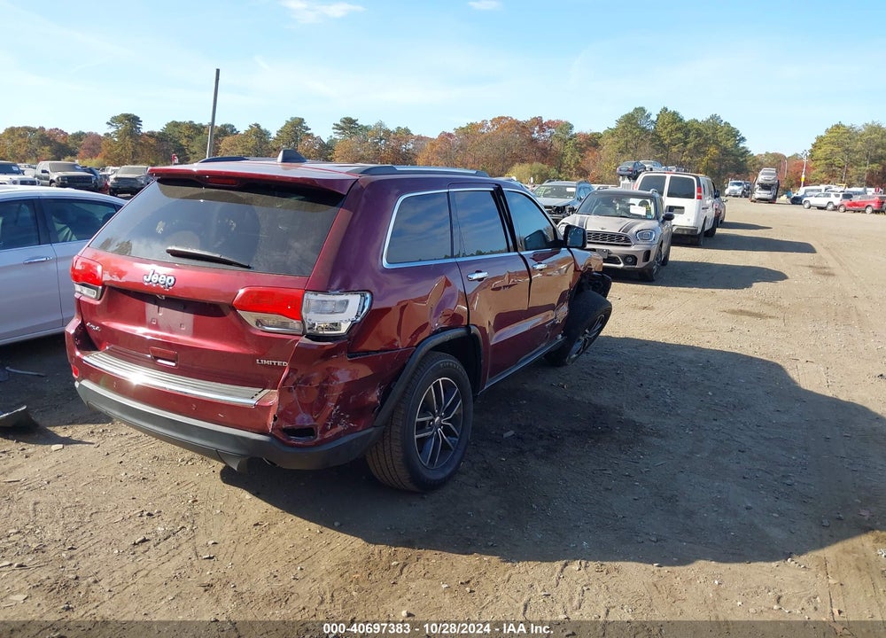 2017 JEEP GRAND CHEROKEE LIMITED 4X4 VIN: 1C4RJFBG6HC792621
