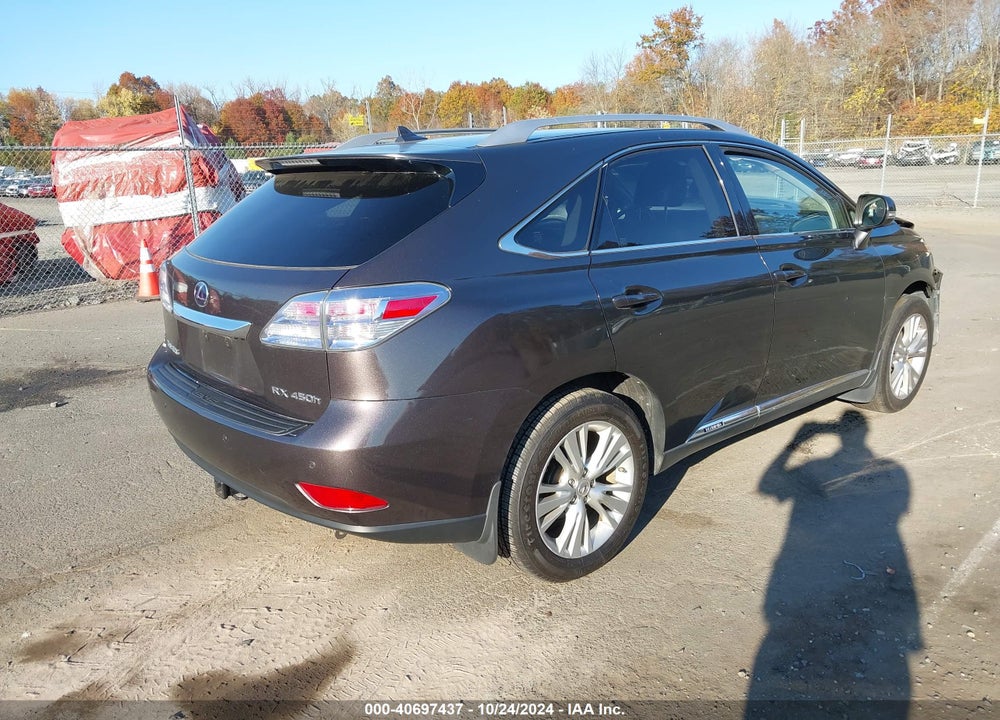 2010 LEXUS RX 450H VIN: JTJBC1BA6A2408890