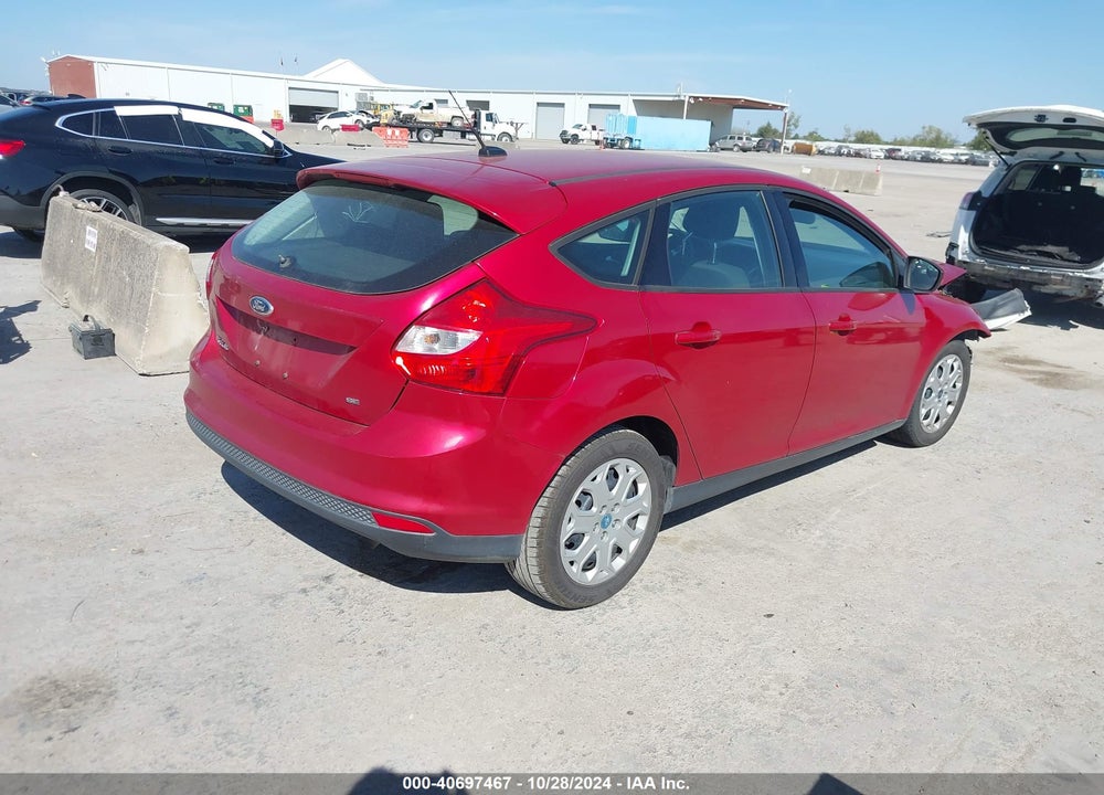 2012 FORD FOCUS SE VIN: 1FAHP3K24CL299550