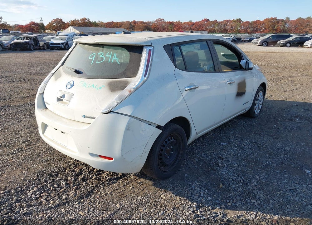 2016 NISSAN LEAF S/SL/SV VIN: 1N4AZ0CPXGC309816