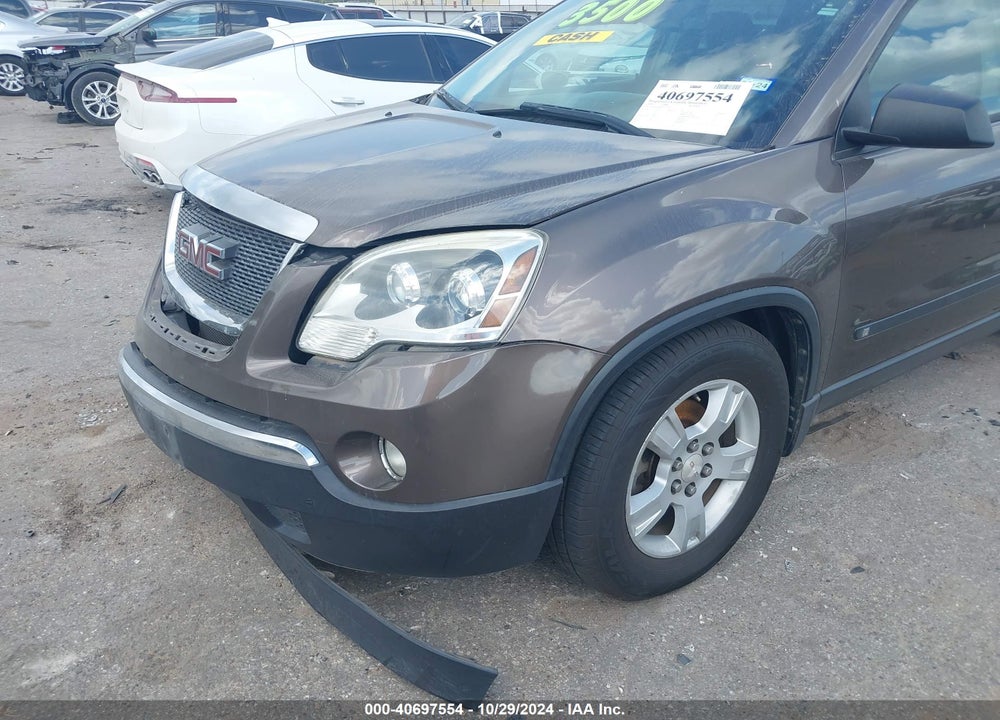 2009 GMC ACADIA SLE-1 VIN: 1GKER13D69J127721