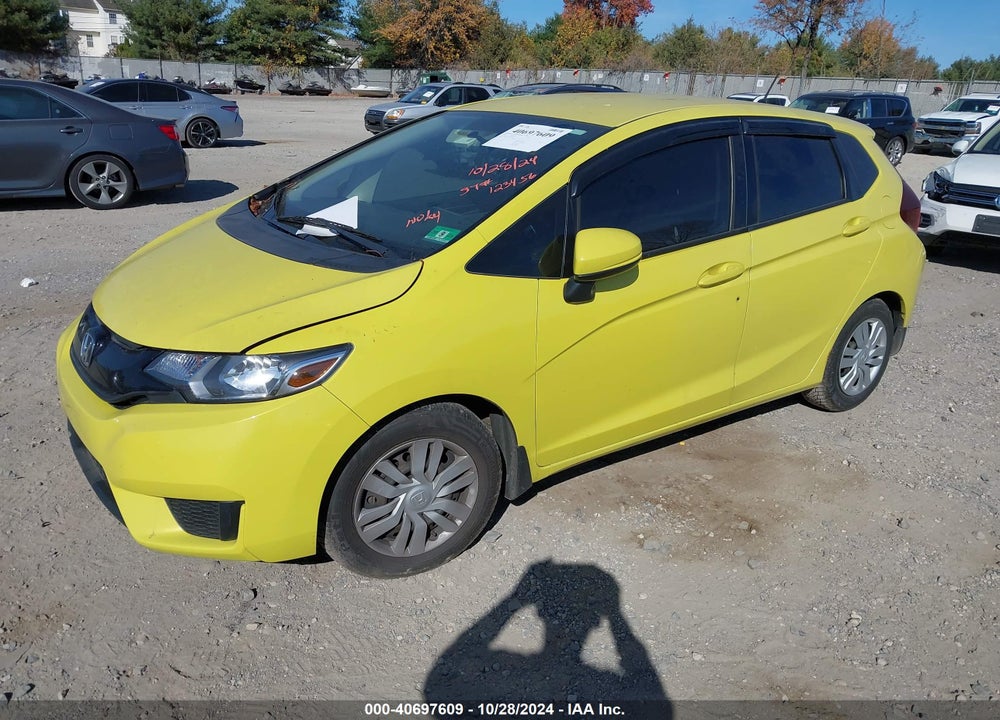 2016 HONDA FIT LX VIN: JHMGK5H56GX006262