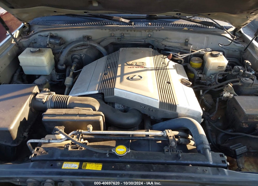 1998 LEXUS LX 470 LUXURY WAGON BASE (A4) VIN: JT6HT00W5W0008867