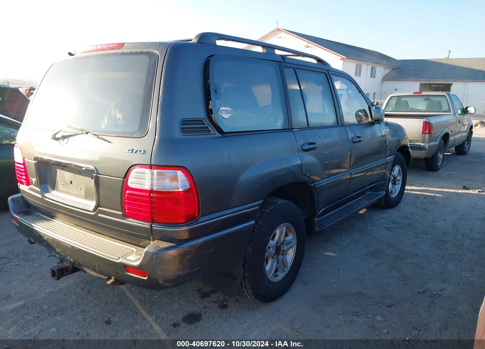 1998 LEXUS LX 470 LUXURY WAGON BASE (A4) VIN: JT6HT00W5W0008867