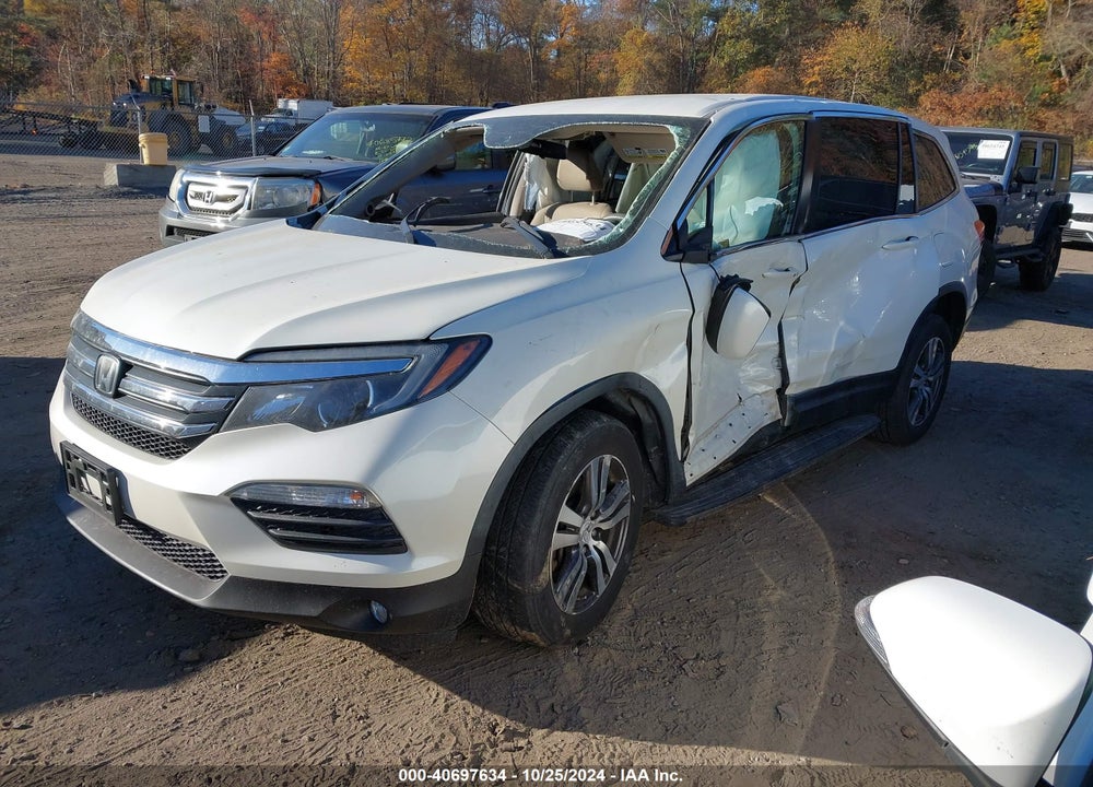 2016 HONDA PILOT EX VIN: 5FNYF6H43GB044212