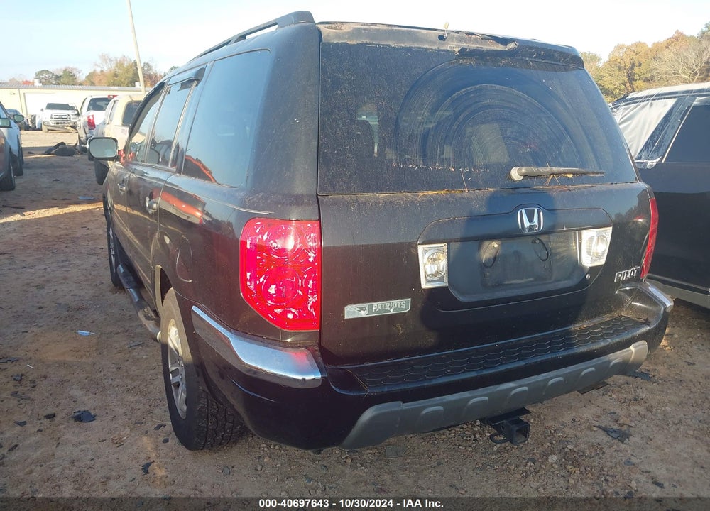 2003 HONDA PILOT EX-L VIN: 2HKYF18513H545106
