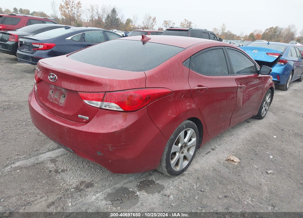 2013 HYUNDAI ELANTRA LIMITED VIN: KMHDH4AE1DU741053