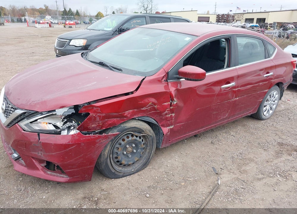 2019 NISSAN SENTRA VIN: 3N1AB7AP9KY355618