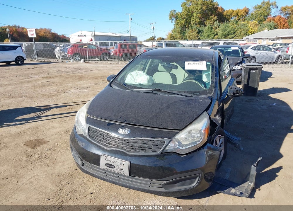 2013 KIA RIO LX VIN: KNADM4A3XD6270584