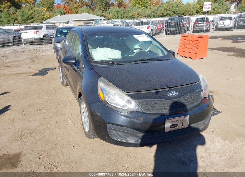 2013 KIA RIO LX VIN: KNADM4A3XD6270584