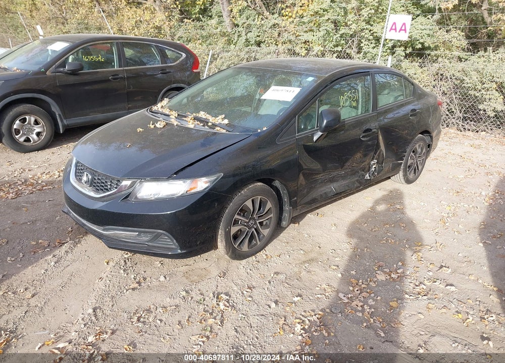 2013 HONDA CIVIC EX VIN: 19XFB2F88DE014223